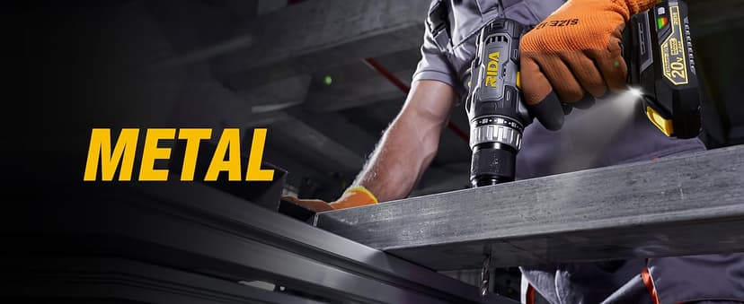 RIDA Cordless Drill Power Drill Cordless 20V 1/2'' Keyless Metal Chuck 355 In-lb(40N.m) Torque with 2.0AH Li-ion Battery & Fast Charger, Variable Speed, 25+1 Position and 22pcs Bits