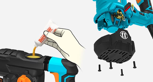 Berserker 1-1/4" SDS-Plus Rotary Hammer Drill with Vibration Control,Safety Clutch,12.5 Amp 4 Functions Corded Rotomartillo for Concrete-Including 3 Drill Bits,Flat Chisel,Point Chisel,Carrying Case