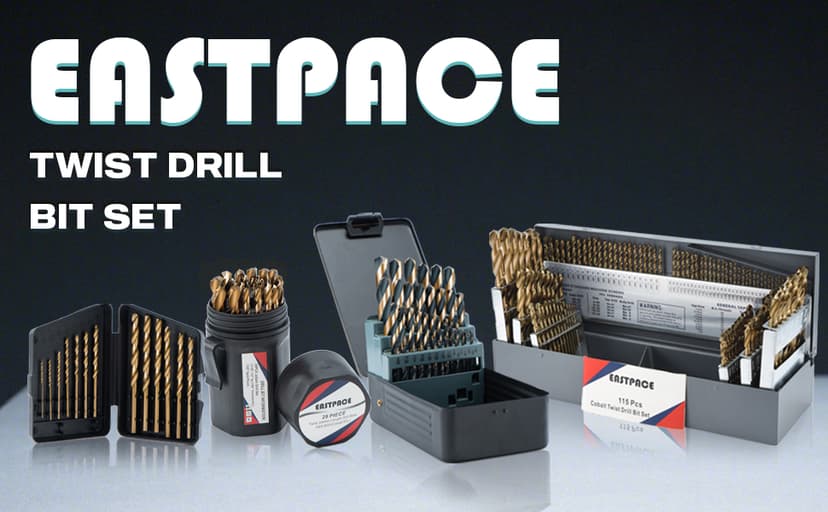 29Pcs Drill Bit Set 1/16"-1/2", HSS with Black and Gold Finish, Twist Jobber Drill Bit Kit with Index Case for Cast Iron, Hard Metal, Stainless Steel, Plastic and Wood