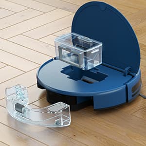 Robot Vacuum and Mop Combo, 2 in 1 Robot Vacuum Cleaner with WiFi/App, Smart Robotic Vacuums with Strong Suction, Schedule, Self-Charging, Slim, Quiet, Ideal for Hard Floor, Pet Hair, Low Pile Carpet