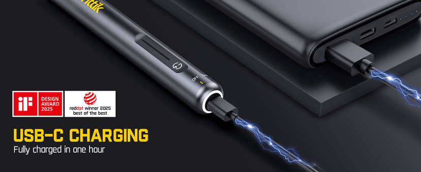 Fanttik F2 Master Mini Cordless Rotary Tool Kit, NeoPulse Motor, 5 Variable Speed, 25000 RPM, Revostor Hub, 35 Accessories, for 3D Printer Sanding, Polishing, Drilling, Carving, DIY Crafts