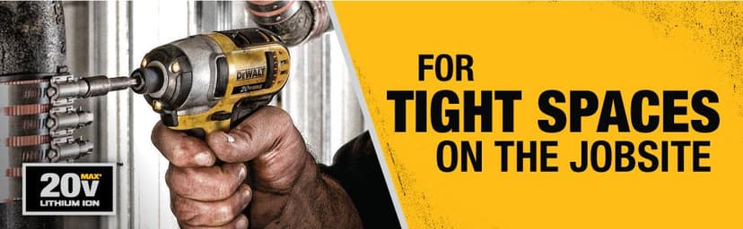 DEWALT 20V MAX Impact Driver Kit, 1/4-Inch, Battery and Charger Included (DCF885C1)