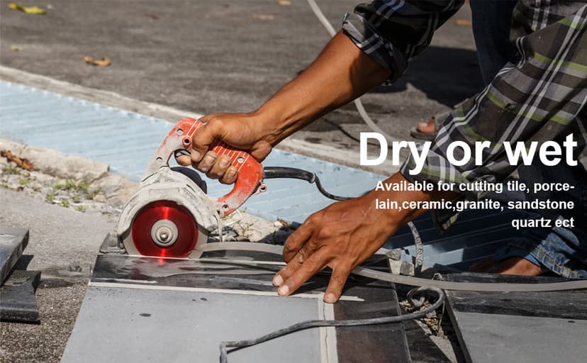 Casaverde 6 inch Porcelain Cutting Blade Diamond Cutting Blade for Granite Marble Ceramic Tiles