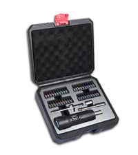 KNINE OUTDOORS Torque Screwdriver Wrench Driver Set 10-70 Inch Pounds lbs for Maintenance with T-bar Handle, 40 Hex Bits, 1/4" Socket, Shaft Extension, For Tools, Bike Repairing and Mounting (Orange)