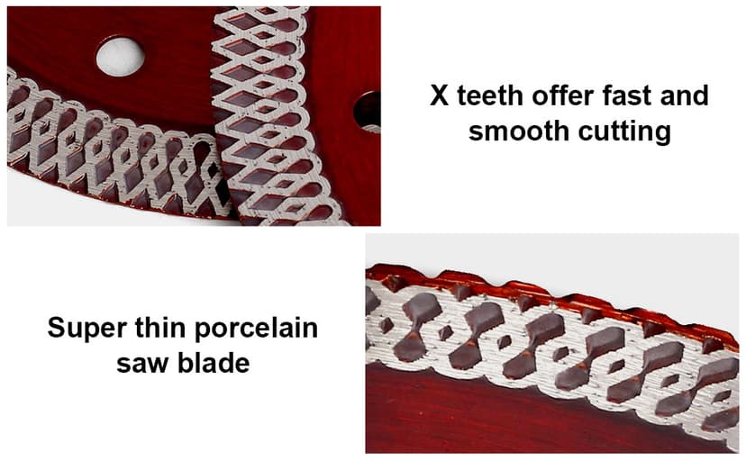 Casaverde 6 inch Porcelain Cutting Blade Diamond Cutting Blade for Granite Marble Ceramic Tiles