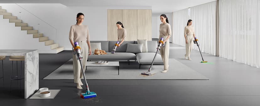 Dyson V15s Detect Submarine Wet Dry Vacuum, Yellow/Nickel