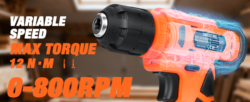 139-Piece Tool Set - Tool Kit with 8V Cordless Drill Driver in ToolBox Storage Case, General Household Drill Set for Home Repairs, Handyman, DIY Projects