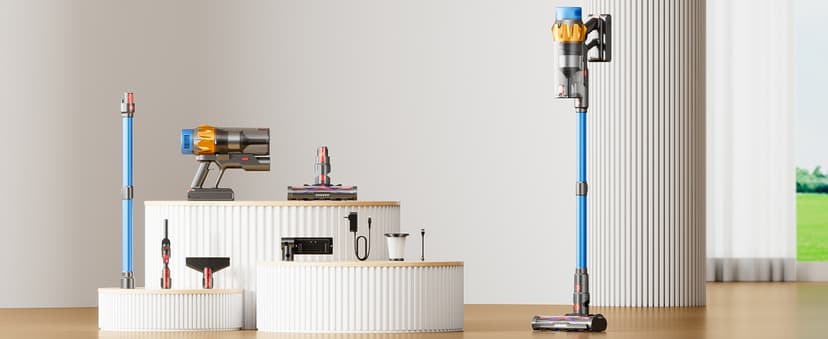 Cordless Vacuum Cleaner, 550W 45KPA 70mins Vacuum Cleaners for Home, Self-standing Stick Vacuum with Aromatherapy, Anti-Tangle Brush, Wall Mount Charging Vacuum for Hardwood Floor/Carpet/Pet Hair