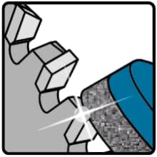 CMT 256.050.10 ITK XTreme Industrial Combination Saw Blade, 10-Inch x 50 Teeth 4 ATB + 1 FLAT Grind with 5/8-Inch Bore