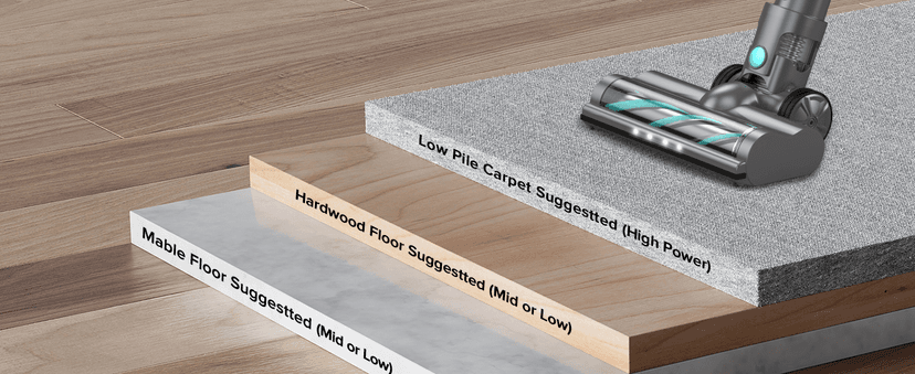 Belife BVC11 Cordless Vacuum Cleaner, 2 Detachable Battery, Max 80mins Runtime, 25Kpa 380W Brushless Stick Vacuum, Lightweight Vacuum for Home Hardwood Floor Carpet Pet Hair, LED Touch Display