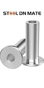 Steel DN Mate Aluminum Drill Guide, 30 45 90 Degree Angle 4 Sizes for Cable Railing Lag Screw Wood Post, Drill Hole Guide Jig for Angled/Straight Holes for Deck Cable Stair Handrail DG12