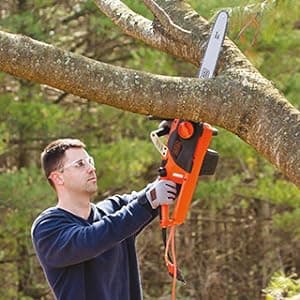 BLACK+DECKER Electric Chainsaw, 18-Inch, 15-Amp, Corded (CS1518)