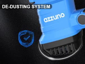 AZZUNO 1-1/4" SDS-Plus 15Amp Heavy Duty Rotary Hammer Drill, 4 Functions, for Drilling in Concrete, Brick and Stone, Includes Chisel and Drill Bits