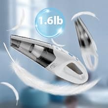 Handheld Vacuum Cordless,Car Hand Cordless Rechargeable,Powerful Suction Hand Held Vacuum with LED Light/Multi Accessories,1.6lbs Car Mini Portable Vacuum Cleaner for Home Office Pet