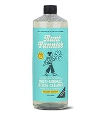 Aunt Fannie's Ultra Concentrated Hardwood Floor Cleaner, Vinegar-Free Plant Based Hardwood Floor Cleaner for Mopping, Bright Lemon Scent, 32 oz. (Pack of 1)