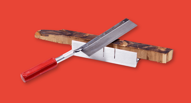 Excel Blades 6-Inch Metal Mitre Box Set – Aluminum & Steel Precision Cutting Tool with K5 Handle & Razor Pull Saw for Wood, Plastic & Soft Metals – 45° & 90° Cutting Angles, Made in USA