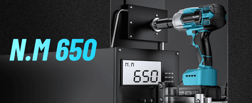 Seesii Cordless Impact Wrench 1/2 inch, High Torque 479 Ft-lbs(650Nm) Brushless Impact Gun,2500RPM w/2x4.0 Battery, 6 Sockets,8 Drill Bits, High Torque Power Impact Driver for Car Home,WH700