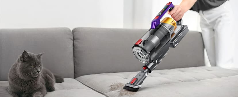 Cordless Vacuum Cleaner, 550W/45KPA Self-Standing Vacuum Cleaners for Home, Max 60Mins Anti-Tangle Stick Vacuum with Aromatherapy, Dual-Handheld Lightweight Vacuum for Pet Hair, Carpets, Hardwood