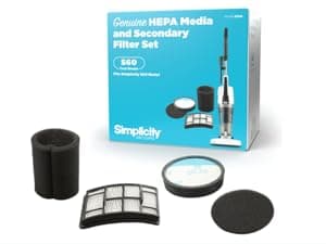 Simplicity Vacuums Corded Stick Vacuum Cleaner - Bagless, Two Speeds, HEPA Filter, Ideal for Hardwood & Tile, S60 Spiffy