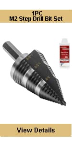 115PCS Cobalt Drill Bit Set M35 HSS for Hardened Steel Fractional 1/16"-1/2", Letter A - Z, Wire #1 - #60 with Indexed Metal Case