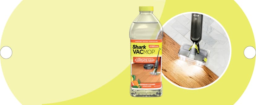 Shark VACMOP Pro Cordless Hard Floor Cleaner, Vacuum and Spray Mop, Powerful Suction, Lightweight, LED Headlights, Includes 4 Disposable Pads, 12oz Multi-surface Cleaning Solution, Gray, VM252