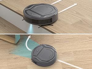 Lefant M210 Pro Robot Vacuum, Slim Quiet, 3 Adjustable Suction Levels, 6 Modes, Robot Vacuum Cleaner for Pet Hair, Hard Floors & Low Carpets, Self-Charging, WiFi/App/Alexa Control, Gray