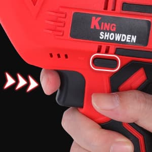 Cordless Reciprocating Saw | 21V 2000mAh * 2 Batteries, 3000RPM, 28mm Stroke Length, 4 Blades | Electric Power Reciprocating Saw for Wood/Metal/PVC Cutting