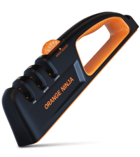 Sharp Pebble Electric Chainsaw Sharpener Kit - Comes with Chain Saw Sharpener Tool, 4 File Size Sharpening Wheel Bits, Angle Attachment, Wrench & eBook