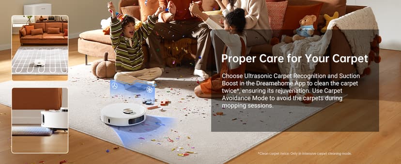 DREAME L10s Pro Ultra Heat Robot Vacuum and Mop Combo, Mop Extend, 7000Pa Suction, Auto Robot Care and Maintenance, 136°F Hot Water Mop Self-Cleaning, Obstacle Avoidance, Ideal for Hair, Carpets