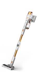 Kenmore DS4065 Cordless Stick Vacuum 1L Capacity Lightweight Cleaner 2-Speed Power Suction LED Headlight 2-in-1 Handheld for Hardwood Floor, Carpet & Dog Hair, Blue, DS4065