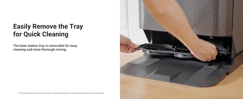 Eureka J15 Ultra Self Emptying Robot Vacuum, 19,000 Pa Suction, Flex-Arm Mop Design, 167℉Hot Water Mop Washing & 131°F Hot Air Drying, AI Obstacle Avoidance, Black