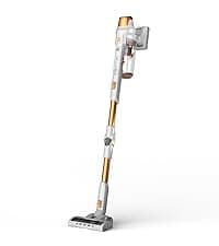 Kenmore DS1030 Cordless Stick Vacuum Lightweight Cleaner 2-Speed Power Suction LED Headlight 2-in-1 Handheld for Hardwood Floor, Carpet & Pet Hair, White