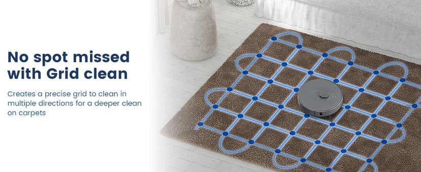 AIRROBO T25+ Robot Vacuum and Mop Combo,5500Pa Powerful Suction, Self-Emptying, 60-Day Capacity, 240 Mins, Smart APP Control, Multi-Floor Mapping,Perfect for Hard Floors, Carpets, and Pet Hair