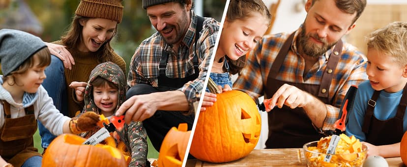 Valuemax 8-In-1 Multi-Blades Hand Saw, Quick-Change Mechanism Hacksaws with TPR Handle, CRV & Bimetal Blades, Drywall/Jab Saw, Handsaws for Wood, Metal, Plastic and Plywood