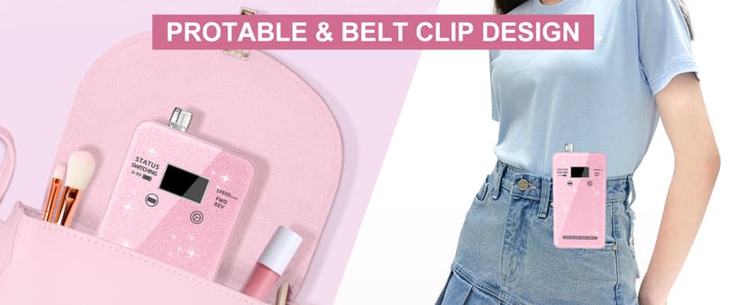 Professional Electric Nail Drill File:COSYGLOW Glitter Portable Cordless E-File Nail Drill Kit with 11 Drill Bits,30000 RPM Rechargeable Nail Drills Machine for Acrylic Nails Gel Polishing (Pink)