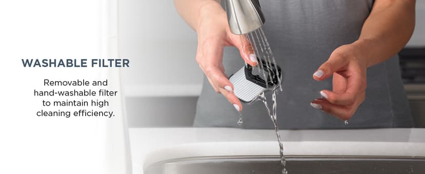 Shark WV410BL WANDVAC Cordless Hand Vacuum, Ultra-Lightweight & Portable with Powerful Suction & Tools for Pets, Designed for Car & Home, Dark Blue