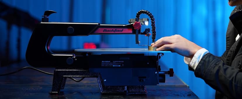 BUCKTOOL 12 INCH 6.2A Professional Bench Drill Press, 3/4HP Powerful Benchtop Drill Press, Variable Speed Drill Press with IIIA Laser and Work Light