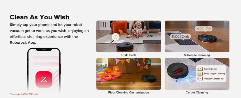 roborock Qrevo Master Robot Vacuum and Mop Combo, 10,000Pa Suction, FlexiArm Design Side Brush & Mop, Auto Mop Washing & Drying, Self-Emptying&Refilling, Dock Self-Cleaning, Obstacle Avoidance, Black