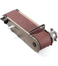 12" x 18" Wood Turning Lathe, 1 HP Benchtop Woodworking Lathe with Variable Speed 650-3800 RPM, Dual-Function Design with Extension Ports for Belt Sander or Grinding Wheel or Rotary Kit