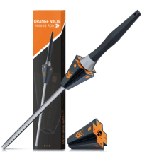 Sharp Pebble Electric Chainsaw Sharpener Kit - Comes with Chain Saw Sharpener Tool, 4 File Size Sharpening Wheel Bits, Angle Attachment, Wrench & eBook