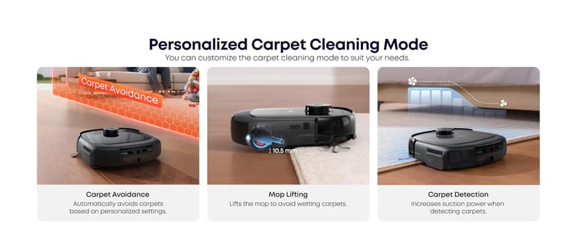 eufy E28 Omni Robot Vacuum and Mop Combo,HydroJet System,with Portable Deep Cleaner for Carpet,20,000Pa Turbo Suction,Zero-Tangling,Corner to Edge Deep Cleaning,with auto All-in-One Station