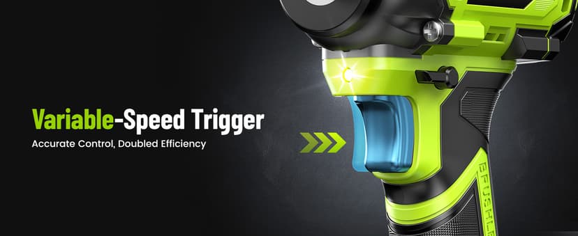 Cordless Impact Wrench, 406Ft-lbs (550N.m) Brushless 1/2 inch, 2800RPM High Torque Impact Gun, 2x 4.0Ah Battery, Charger, 4 Sockets, Electric Impact Wrench for Car Home