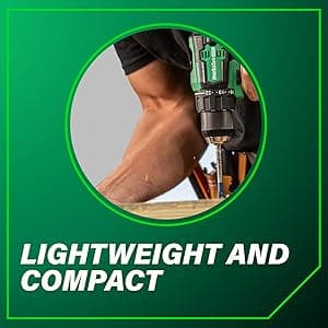 Metabo HPT 18V MultiVolt Cordless Brushless Driver Drill & Impact Driver Combo Kit, Power Tool Kit, 2 Lithium-Ion Metabo HPT Batteries and Charger, High Torque, Compact Lightweight Design, KC18DEXQB