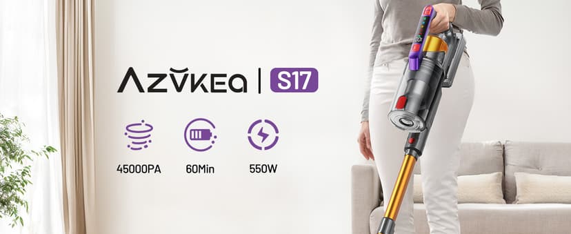 Cordless Vacuum Cleaner, 550W/45KPA Self-Standing Vacuum Cleaners for Home, Max 60Mins Anti-Tangle Stick Vacuum with Aromatherapy, Dual-Handheld Lightweight Vacuum for Pet Hair, Carpets, Hardwood