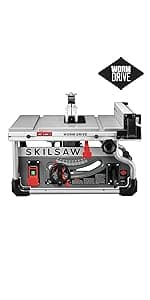 SKIL 15 Amp 10 Inch Portable Jobsite Table Saw with Folding Stand- TS6307-00