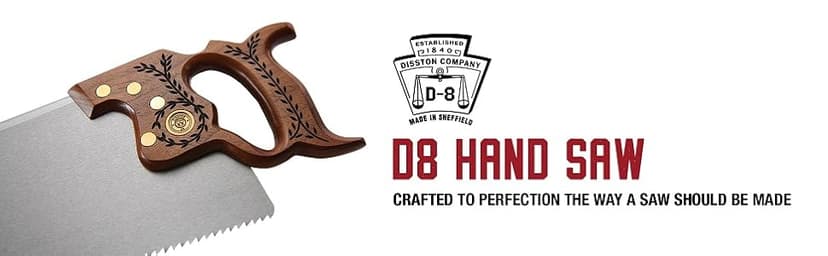 Disston 26” Walnut Handled Professional Cross Cut Saw for Wood