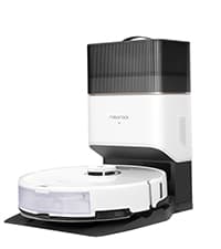 roborock S8+ Robot Vacuum, Sonic Mop with Self-Empty Dock, Stores up to 60-Days of Dust, Auto Lifting Mop, Ultrasonic Carpet Detection, 6000Pa Suction, White