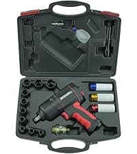 BESWELL® 1/2" High Torque Air Impact Wrench with Up to Real 1180 Foot-Pounds Max Loosen Torque Output-BW-112BN