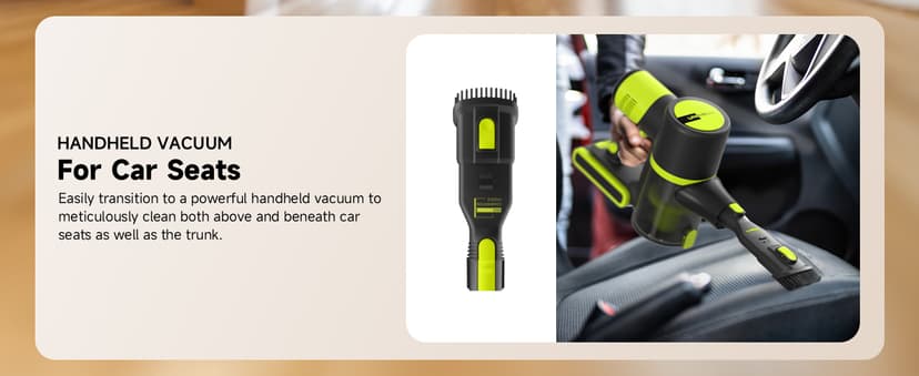 UNINELL HOME Cordless Vacuum Cleaner, 45Kpa 55 Mins Vacuum Cleaners for Home, Vacuum Cleaner Self-Standing, Anti-Tangle Stick Vacuum, Lightweight, Wall Mount Charging Vacuum for Pet Hair,Carpet,Floor