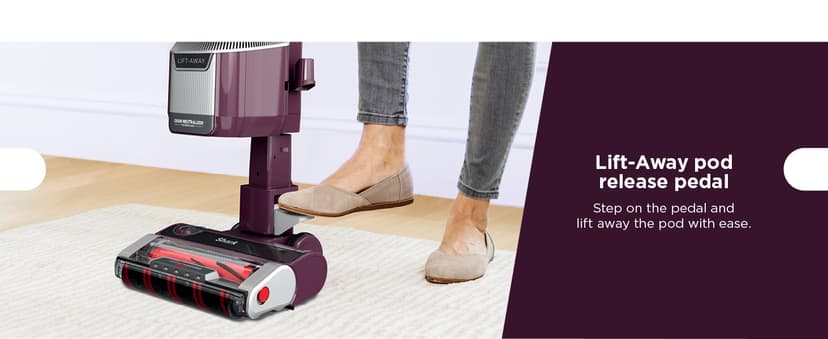 Shark LA702 Rotator Pet Lift-Away ADV Upright Vacuum with DuoClean PowerFins HairPro & Odor Neutralizer Technology, Wine Purple